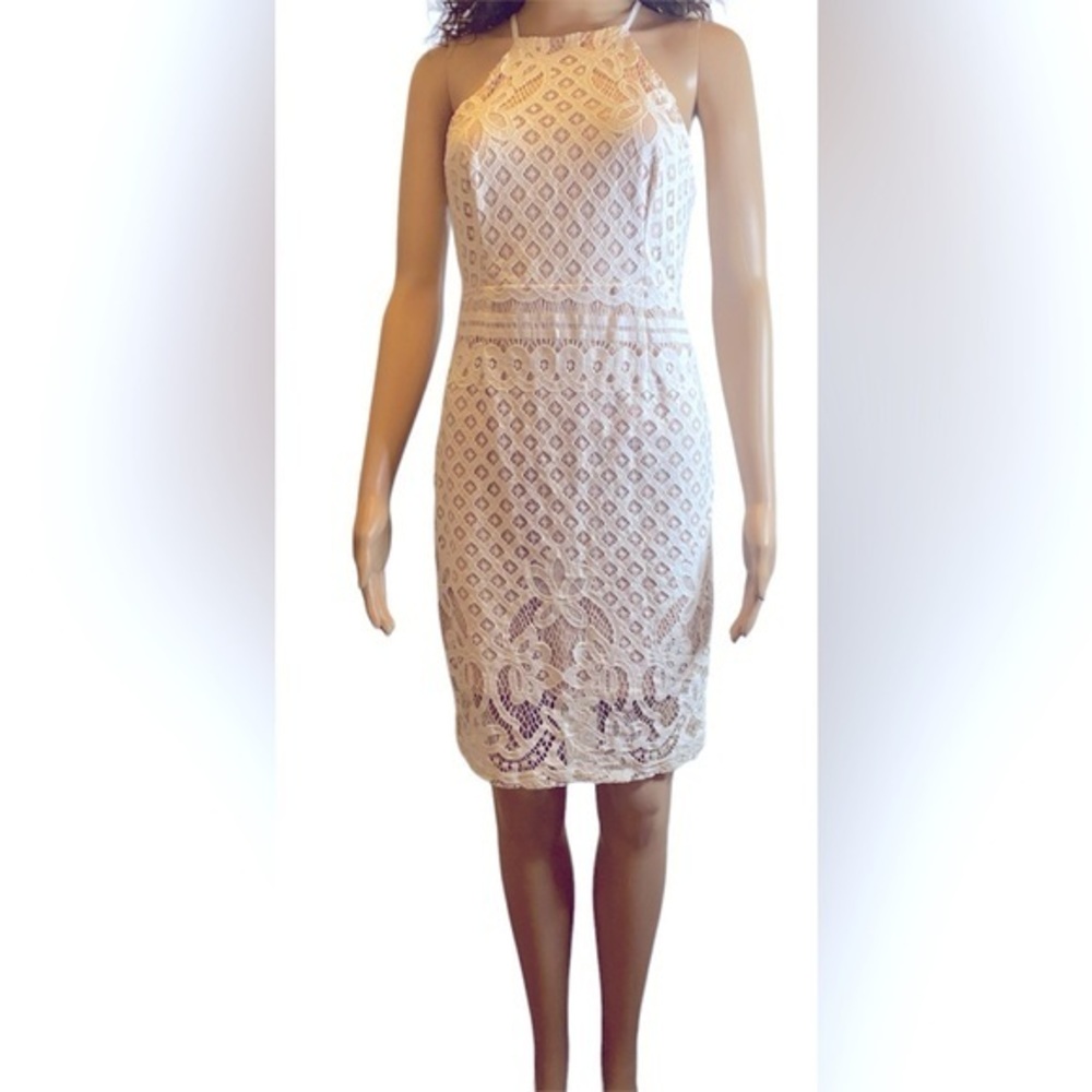 Lulu’s mini cut-out back dress